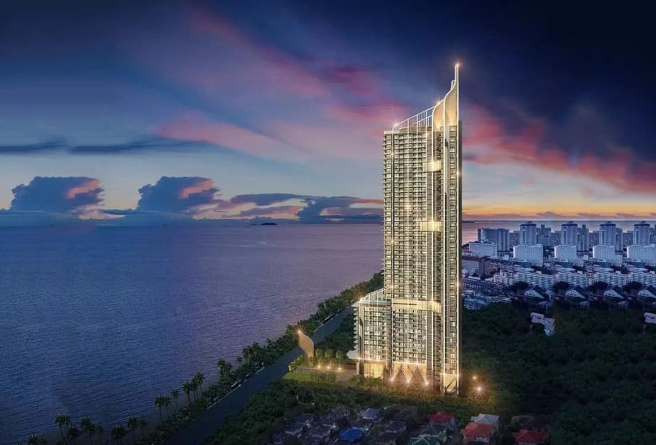 一线海景!芭提雅中天海滩高层海景豪华公寓丨芭提雅Dusit Tower