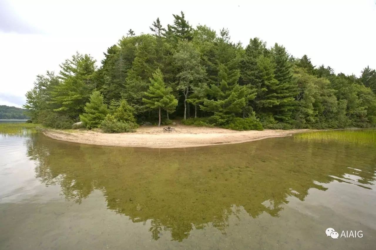 加拿大最大内湖中的白色沙滩岛|鹧鸪岛Partridge Island