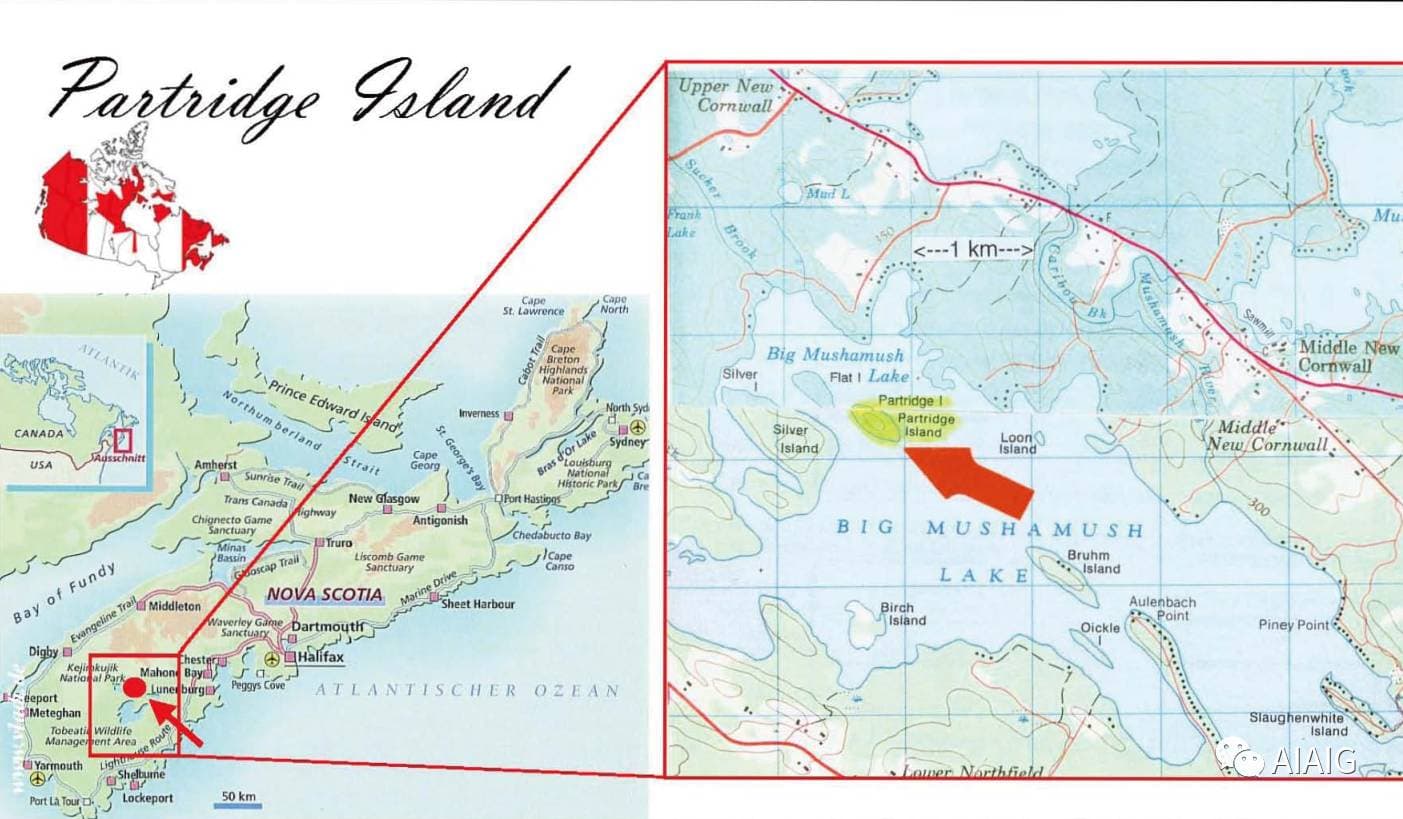 加拿大最大内湖中的白色沙滩岛|鹧鸪岛Partridge Island