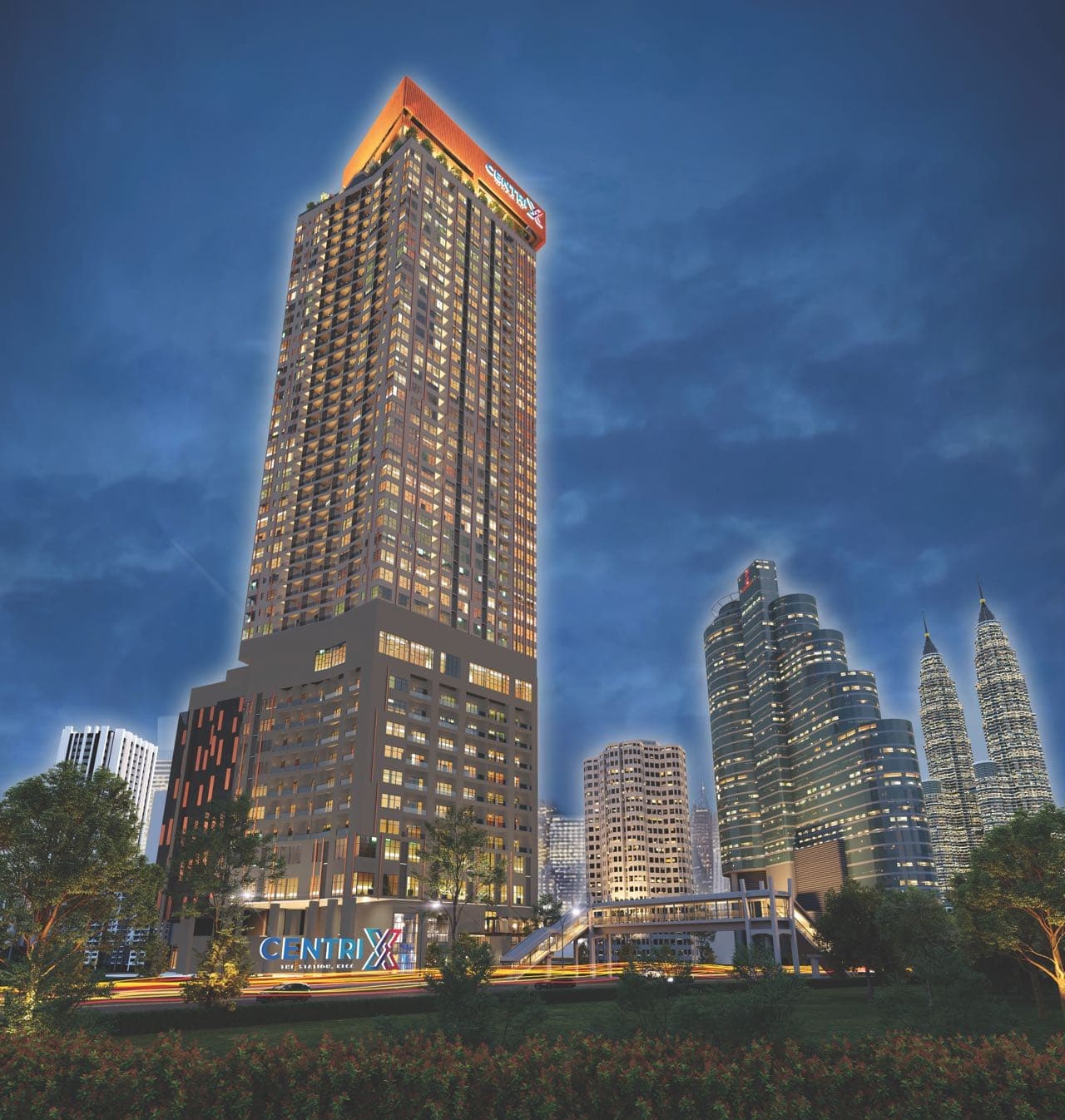 马来西亚吉隆坡CENTRIX KLCC公寓|真TOD上盖·双钥匙户型|RM97万起
