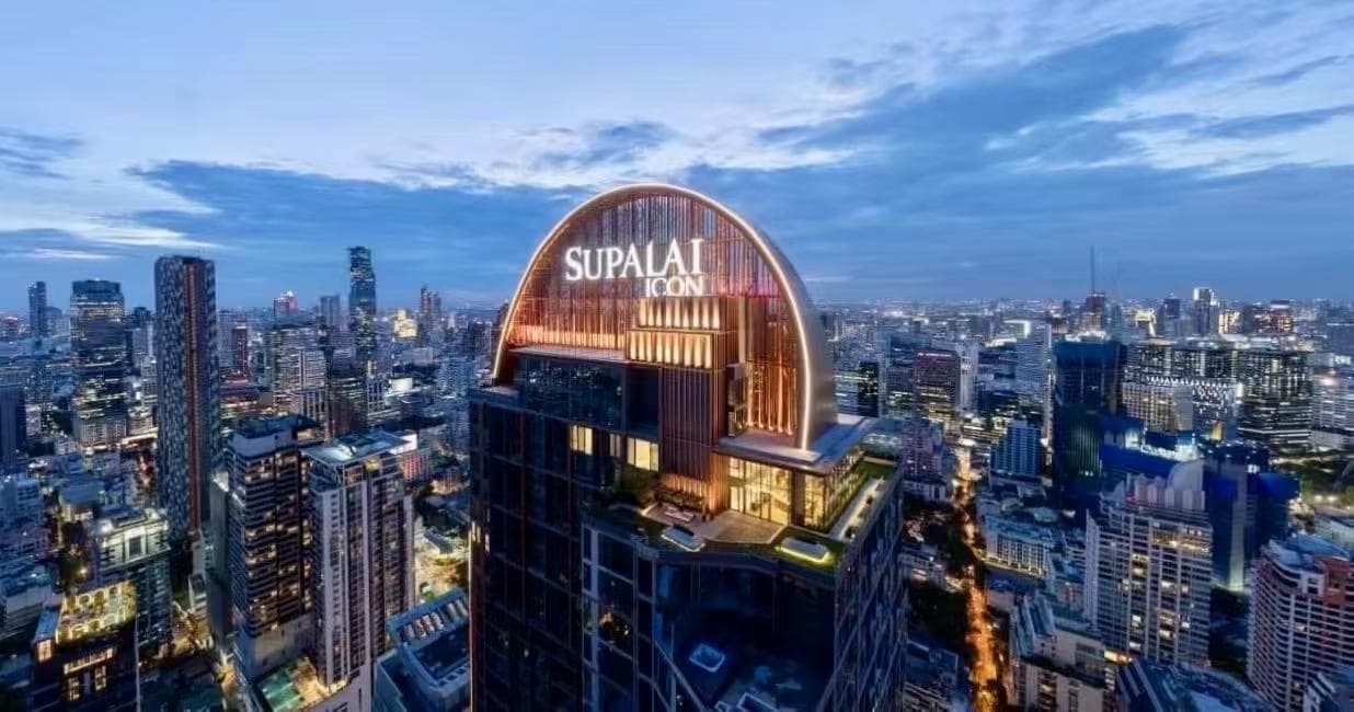 泰国曼谷Sathorn|全新公寓现房|2房2卫91㎡ 近天铁地铁 ¥448万