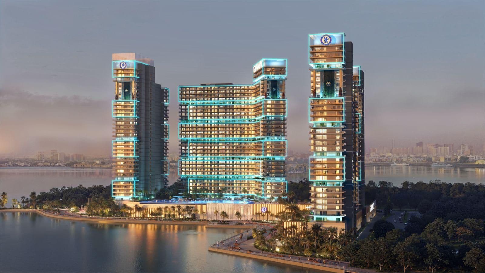 阿联酋迪拜切尔西公寓Tower C|1-3居海景公寓|256万迪拉姆起