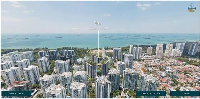 新加坡D15邮区富人区临铁高档海景公寓 Amber Park安珀园